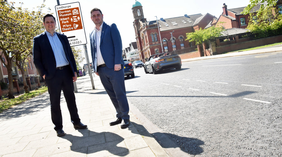 Middlesbrough mayor Chris Cooke and Tees Valley mayor Ben Houchen