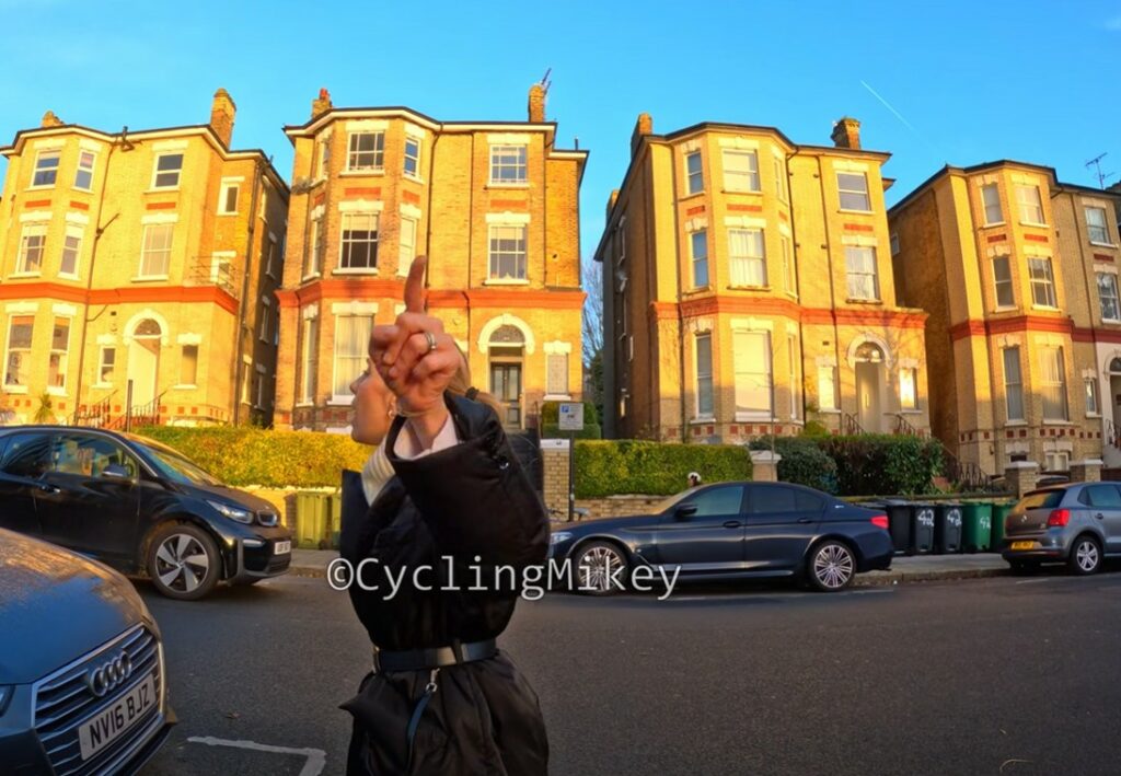 Phone driver confronts Cycling Mikey