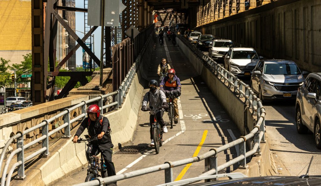 Queensboro Bridge bike lane, New York