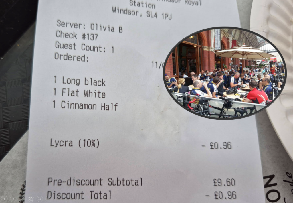 Cinnamon Cafe lycra discount Windsor