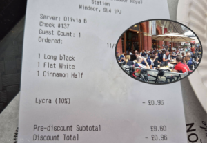 Cinnamon Cafe lycra discount Windsor