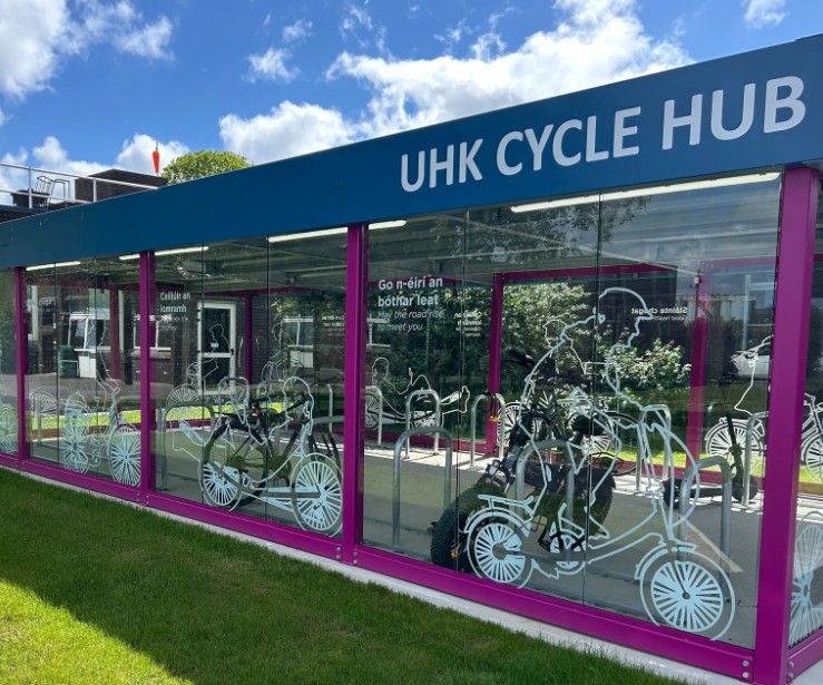 University Kerry Hospital bike shed