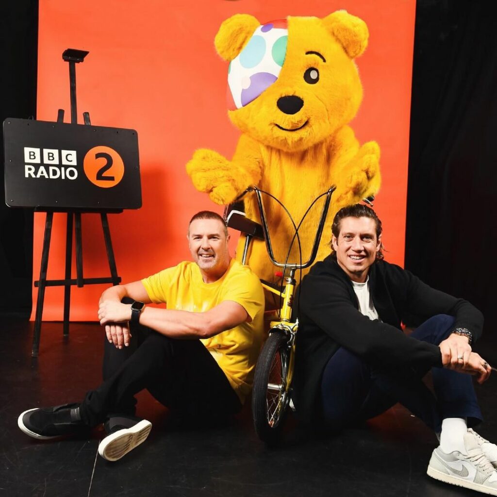 Vernon Kay and Paddy McGuinness, Children in Need Raleigh Chopper challenge