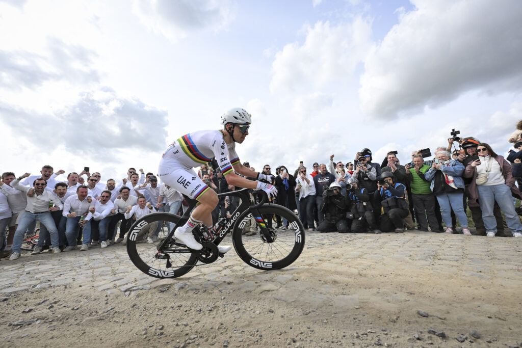 2026 12-04-2026 &ndash; Paris-Roubaix Hauts-de-France 2026 &ndash; Tadej POGACAR (UAE TEAM EMIRATES XRG) - Pic A.S.O.-Billy Ceusters
