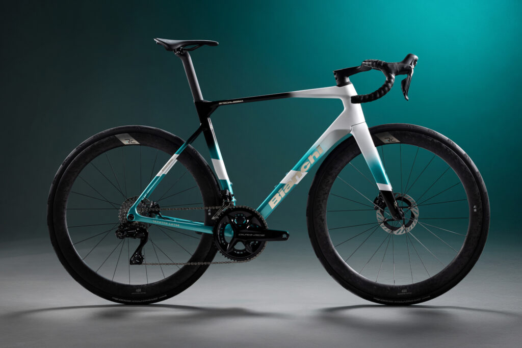 2026 Bianchi Specialissima studio side on