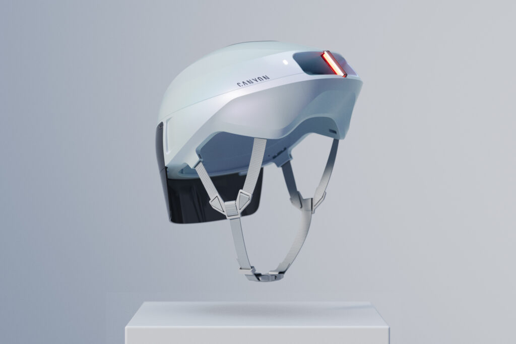 2026 Canyon Stingr Smart helmet rear
