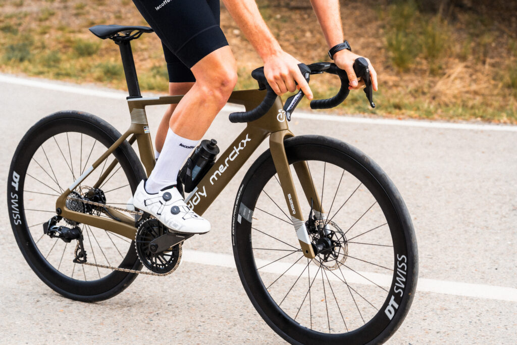 2026 Eddy Merckx 525R riding close up