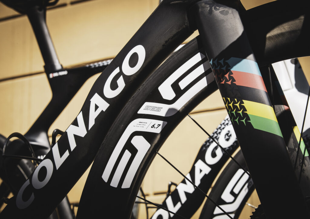 2026 Milan San Remo Tadej Pogacar Colnago Y1Rs Enve SES 6.7 wheel Pic credit - Poci&rsquo;s Pix