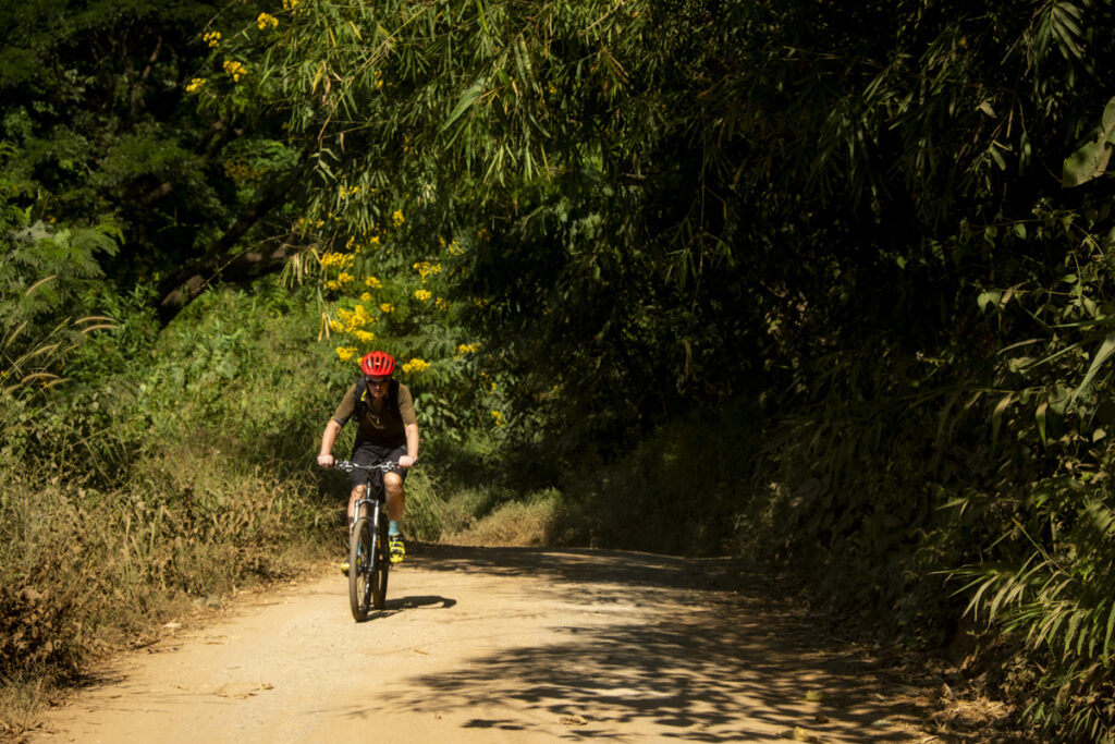 Mountain bike packing through the Golden Triangle, Thailand