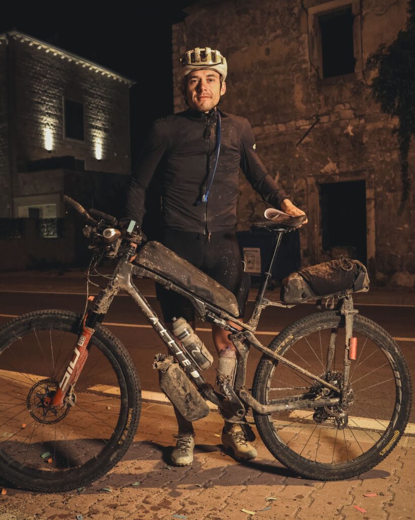 Joachim Maclean, winner of the 2026 Trans Balkan Race.