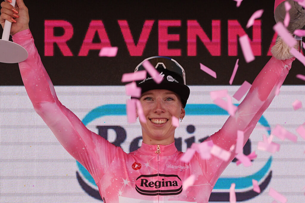Lorena Wiebes wins stage one of the 2026 Giro d’Italia Women before being disqualified for racing an underweight bike