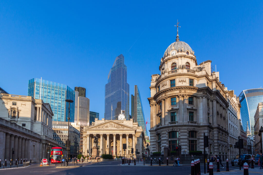 Bank junction, City of London