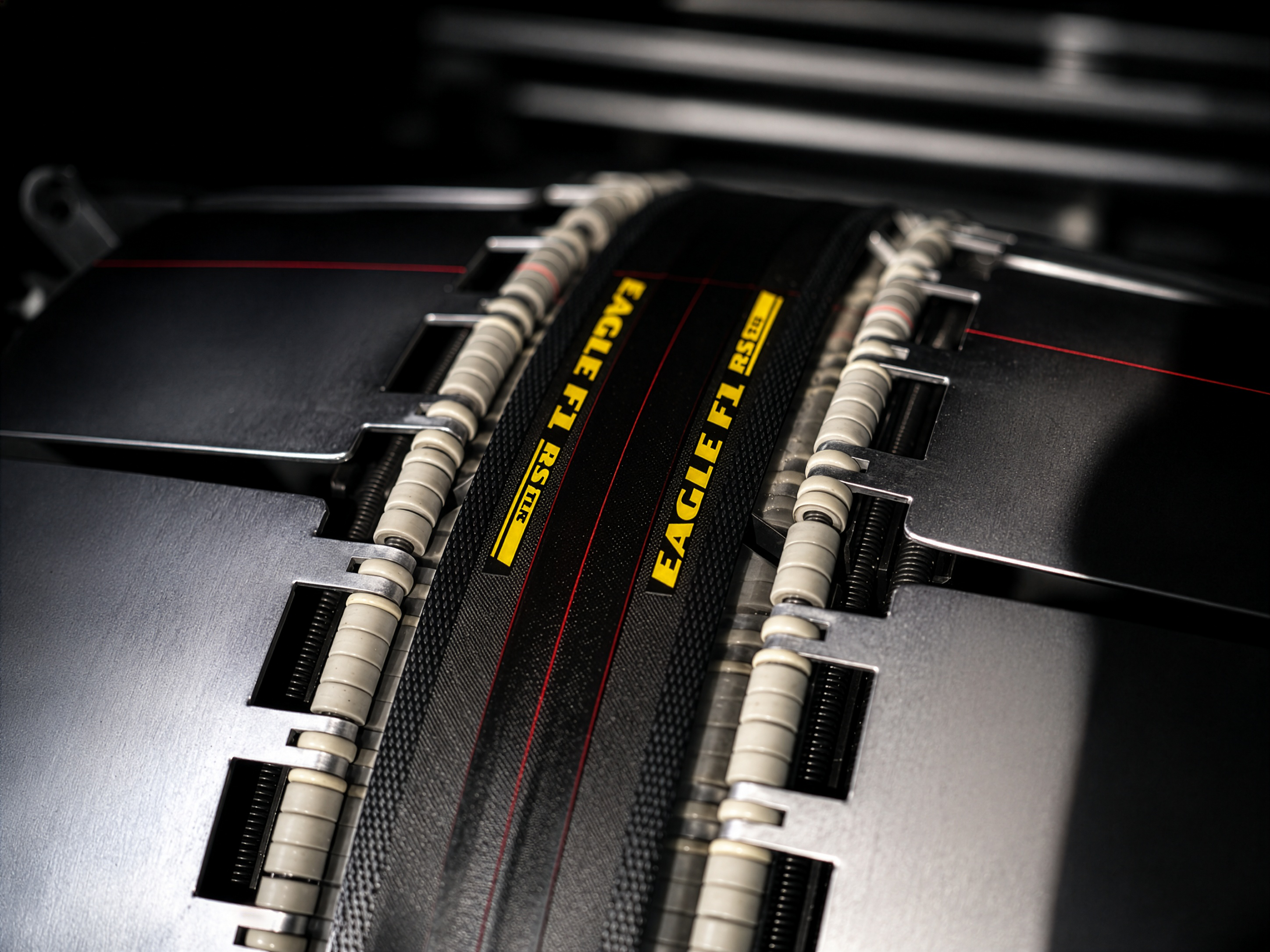 Goodyear's Eagle F1 RS during manufacture
