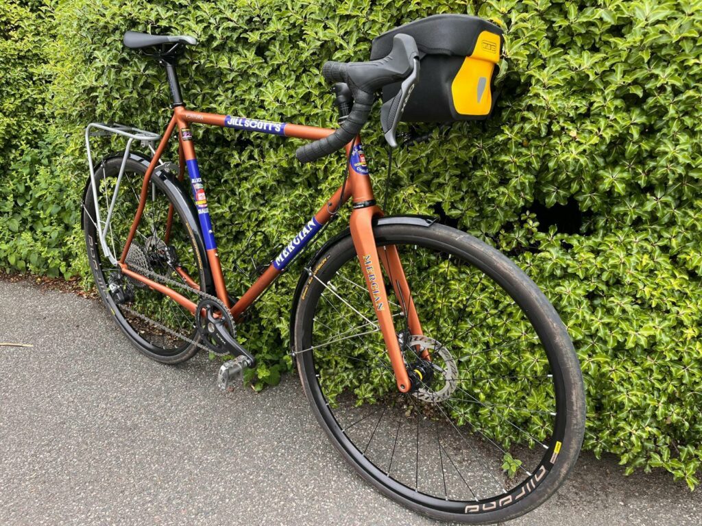 Jill Scott's Mercian front storage pack