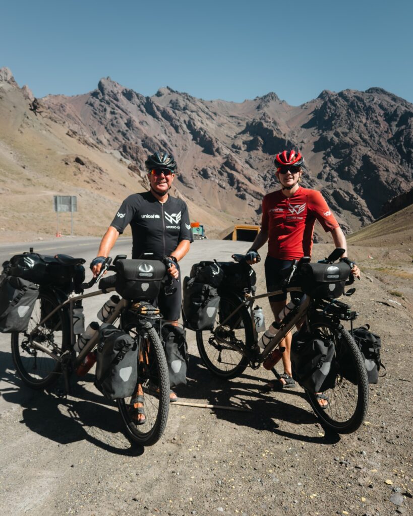 Josh and George Kohler in the Andes