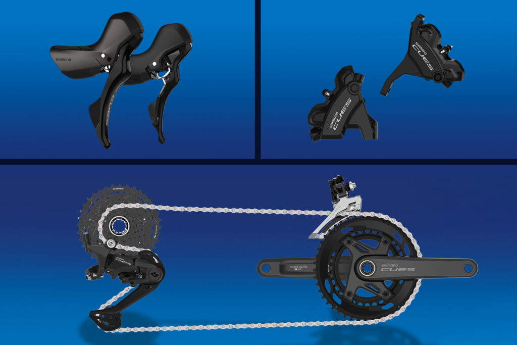You can now build a 9-speed Shimano CUES road or gravel bike with hydraulic disc brakes