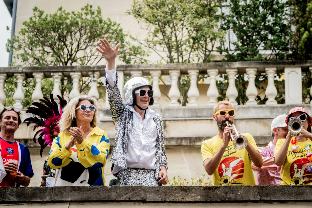 Tour de France fans, Montmartre, 2026
