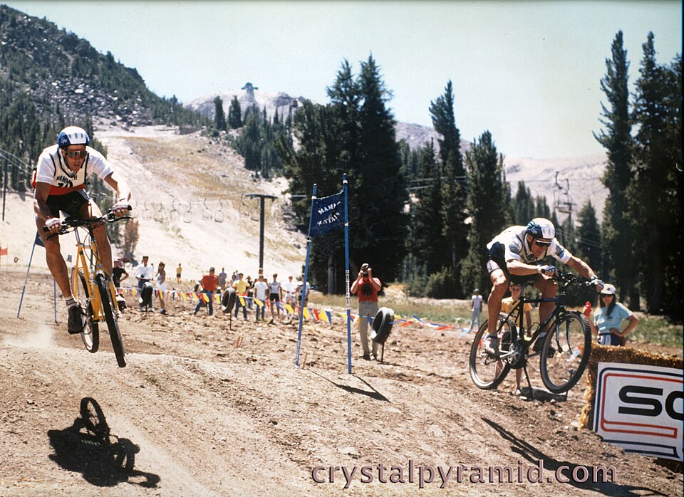 1988 Jimmy Deaton and John Tomac dual slalom race