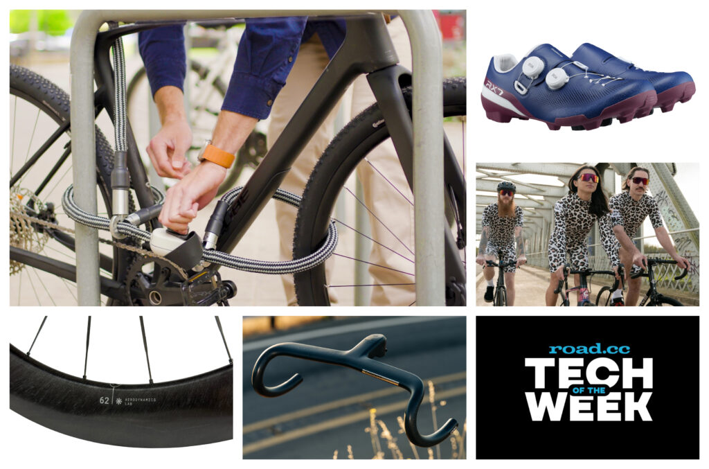 What’s so special about this bike lock that immediately shattered its Kickstarter funding target? Plus intriguing DIY aero hacks from the Transcontinental Race, Iron Man’s surprise Tour de France appearance, and more new stuff from Shimano, Garmin, Parcou