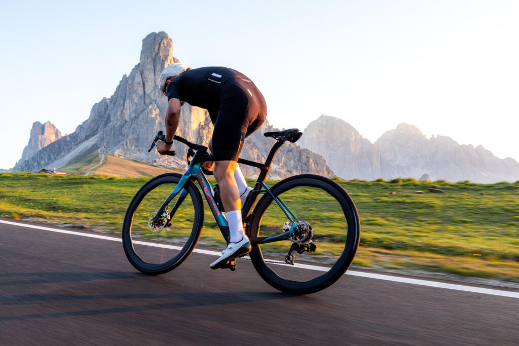 2026 Pinarello Dogma X - riding non-driveside mountains