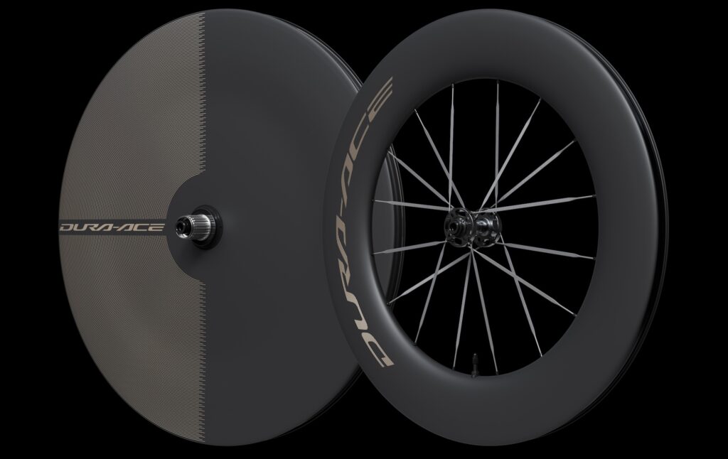 2026 Shimano Dura-Ace WH-R9370 C99 front wheel and rear disc