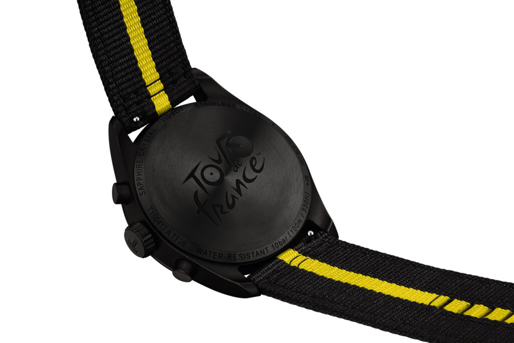 2026 Tissot PR 100 Tour de France 2026 Special Edition watch back