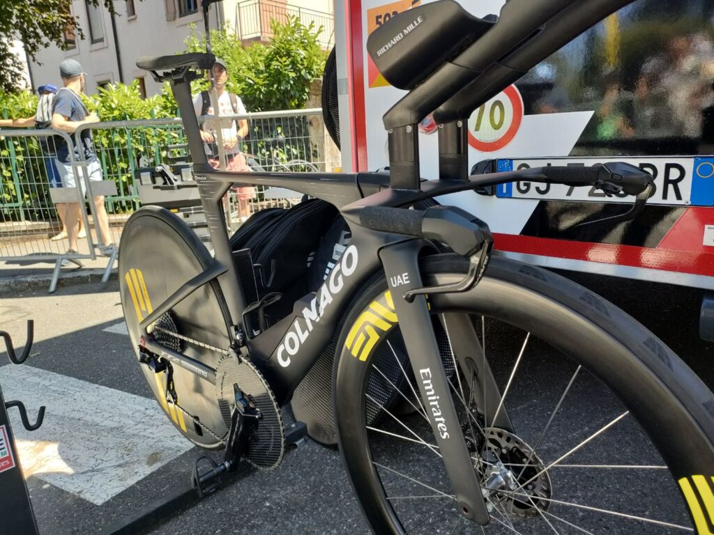 2026 Tour de France Colnago TT2 Tadej Pogacar base bar