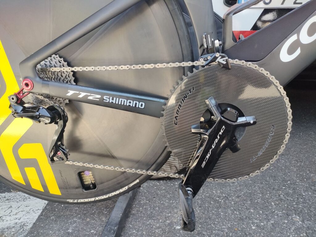 2026 Tour de France Colnago TT2 Tadej Pogacar drivetrain