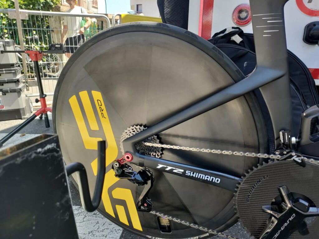 2026 Tour de France Colnago TT2 Tadej Pogacar rear wheel