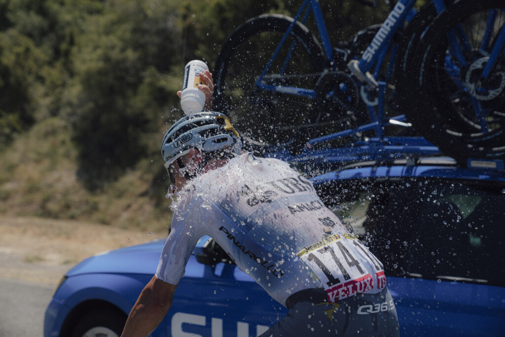 Quinten Hermans cool down water bottle A.S.O.-Thomas Maheux