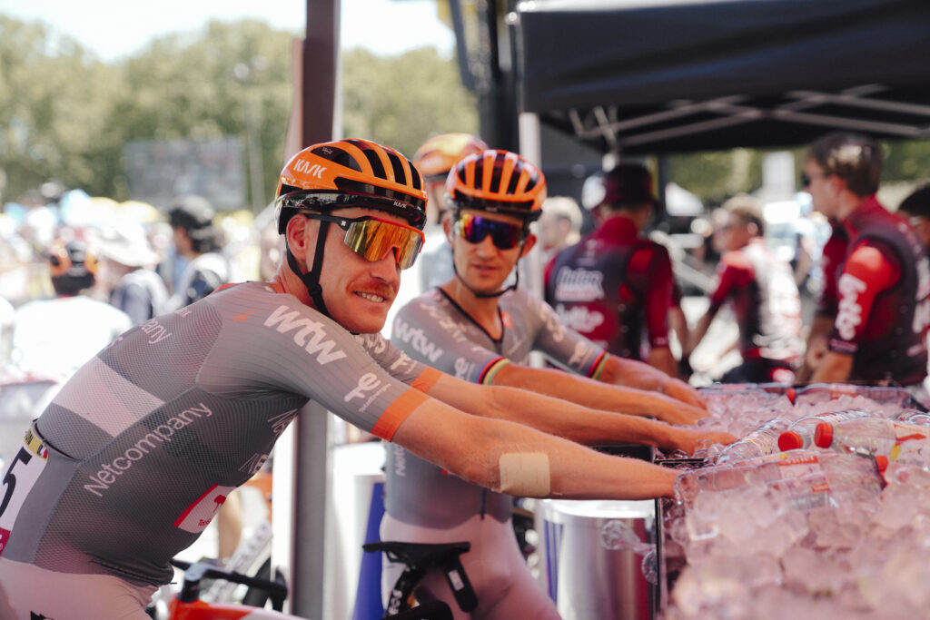 Dorian Godon cools down