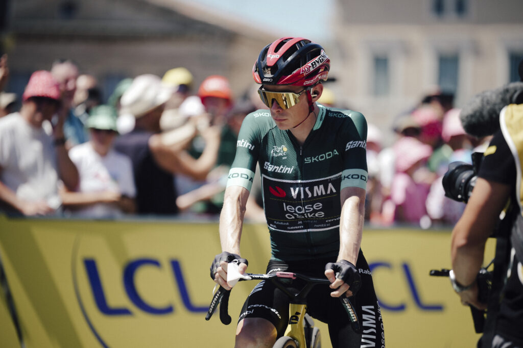Jonas Vingegaard green jersey 2026 Tour de France stage 4 A.S.O.-Thomas Maheux