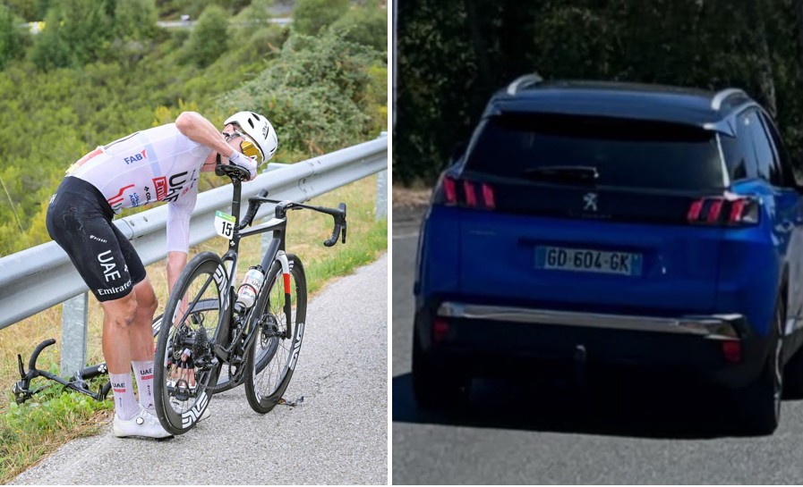 “When we ride the bike, we see people like this too many times”: UAE Team Emirates won’t take legal action against hit-and-run road rage driver who brake checked Brandon McNulty before Tour de France TT