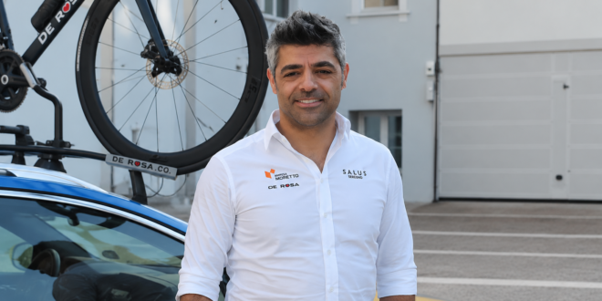 Danilo Napolitano, as coach for Salus Ciclistica Seregno ASD