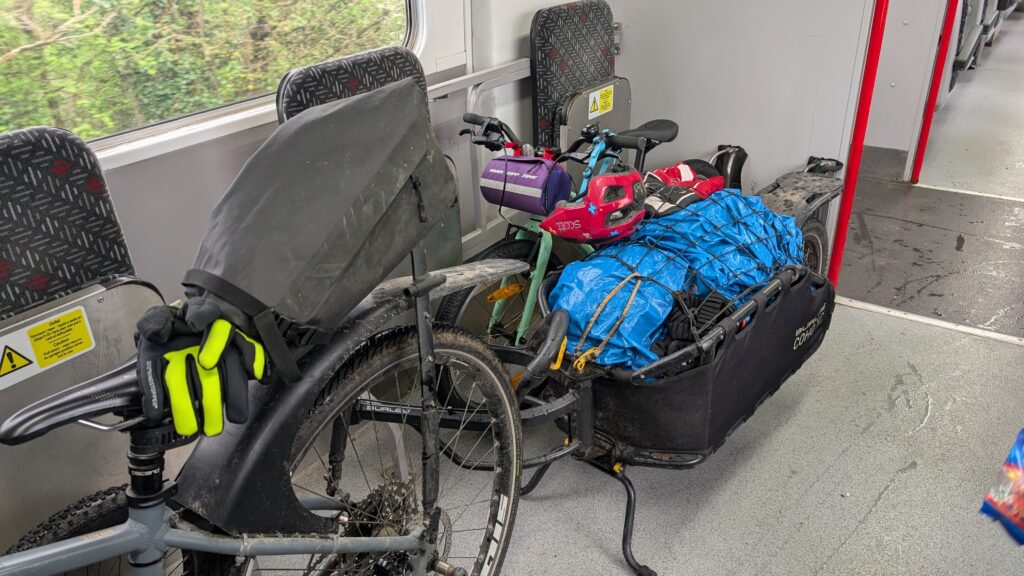 Family Bikepacking - Train