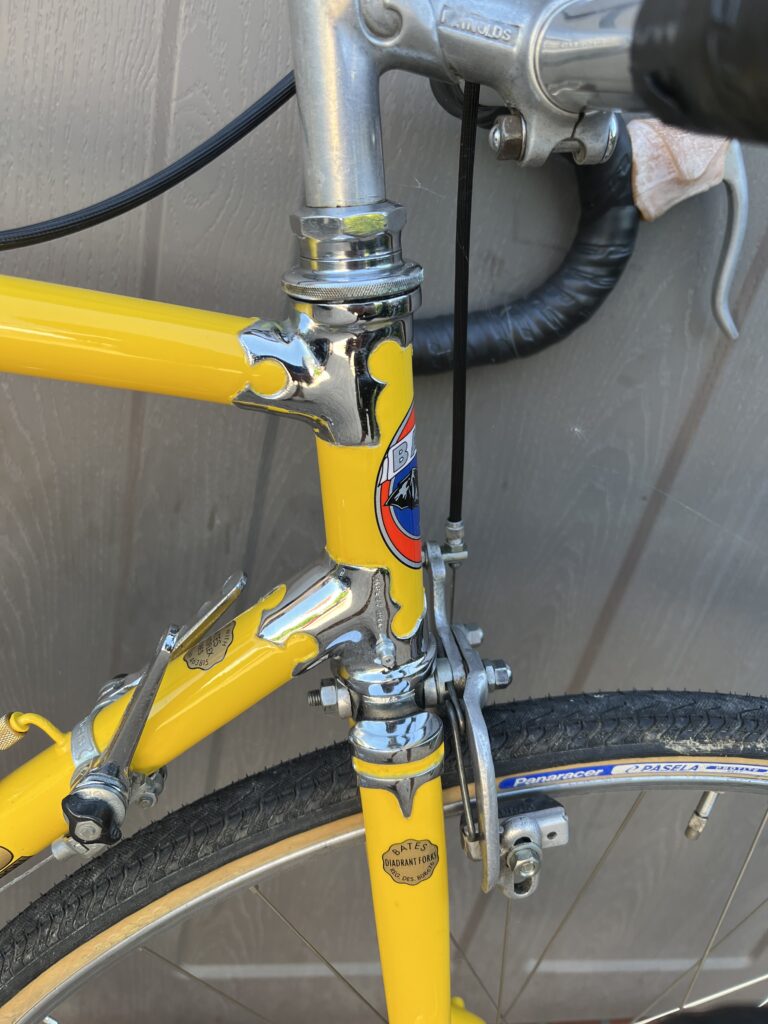 Bates B.A.R. 1947 Head tube lugs