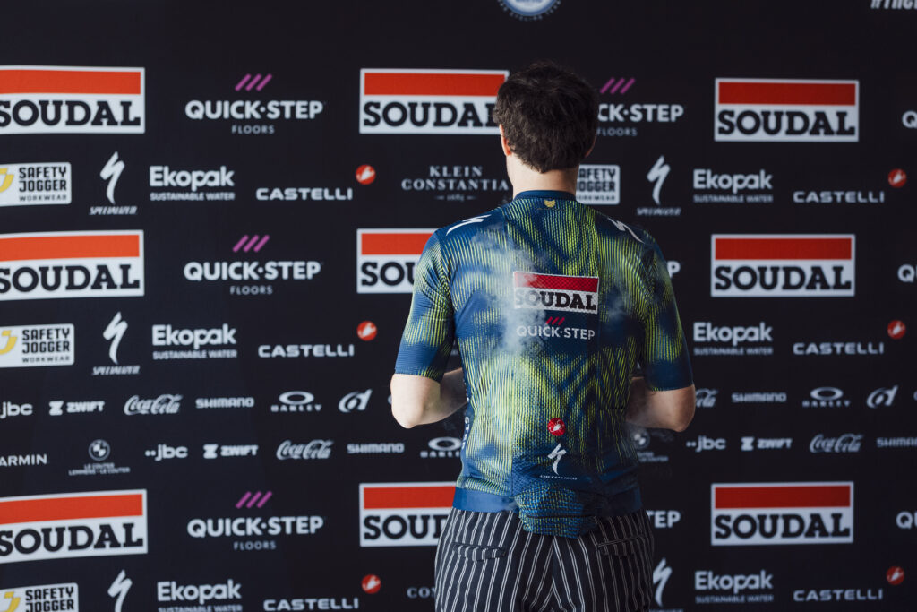 2026 Castelli Soudal Quick Step crash protection system jersey