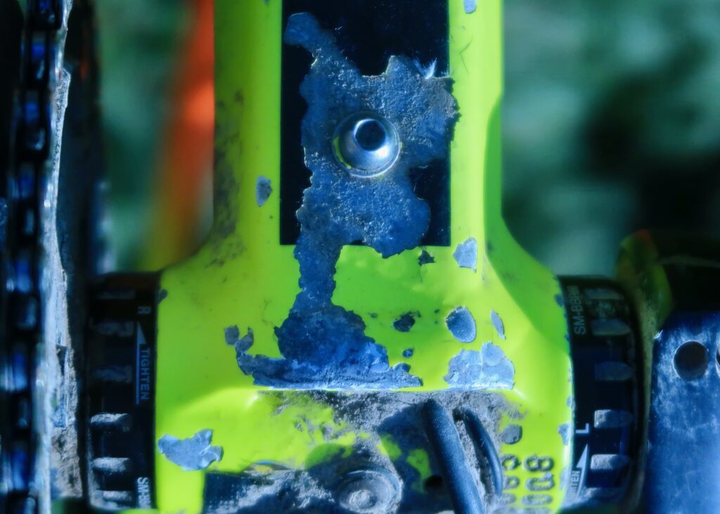 Reuse Respray - Tripater AT Battered Bottom Bracket (Image Credit - Jo Burt)