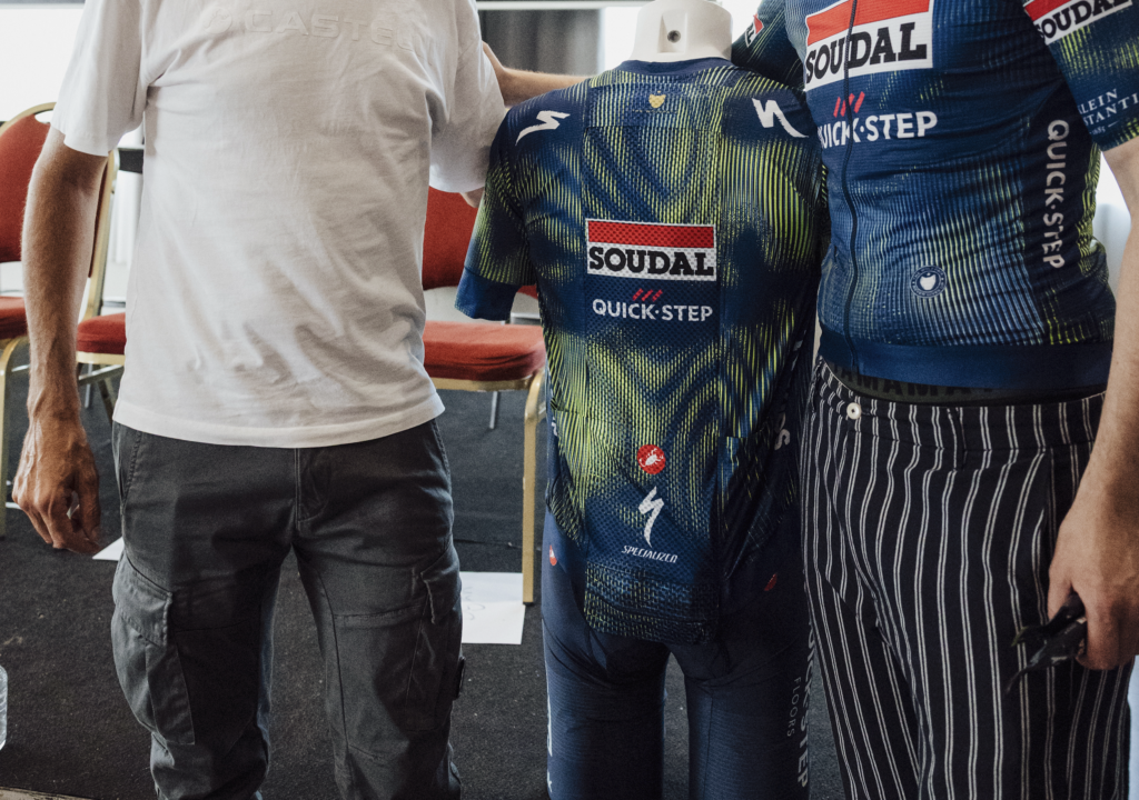 2026 Castelli Soudal Quick Step crash protection system jersey