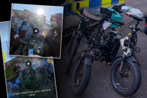 Seizing illegal ebikes