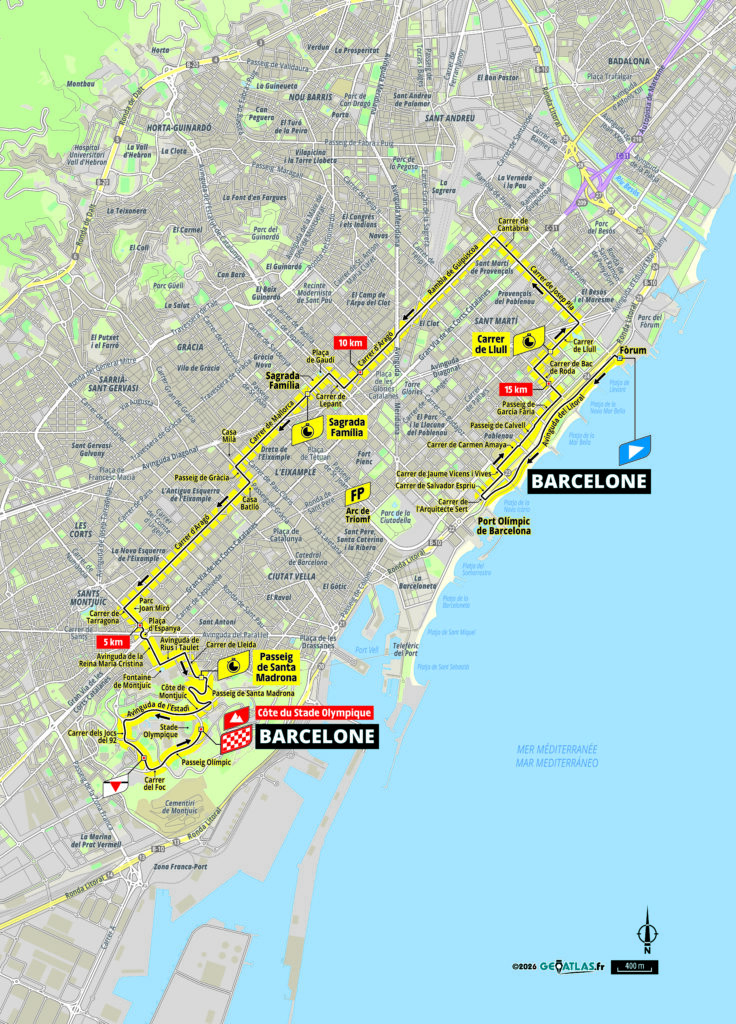 2026 Tour de France stage 1 map