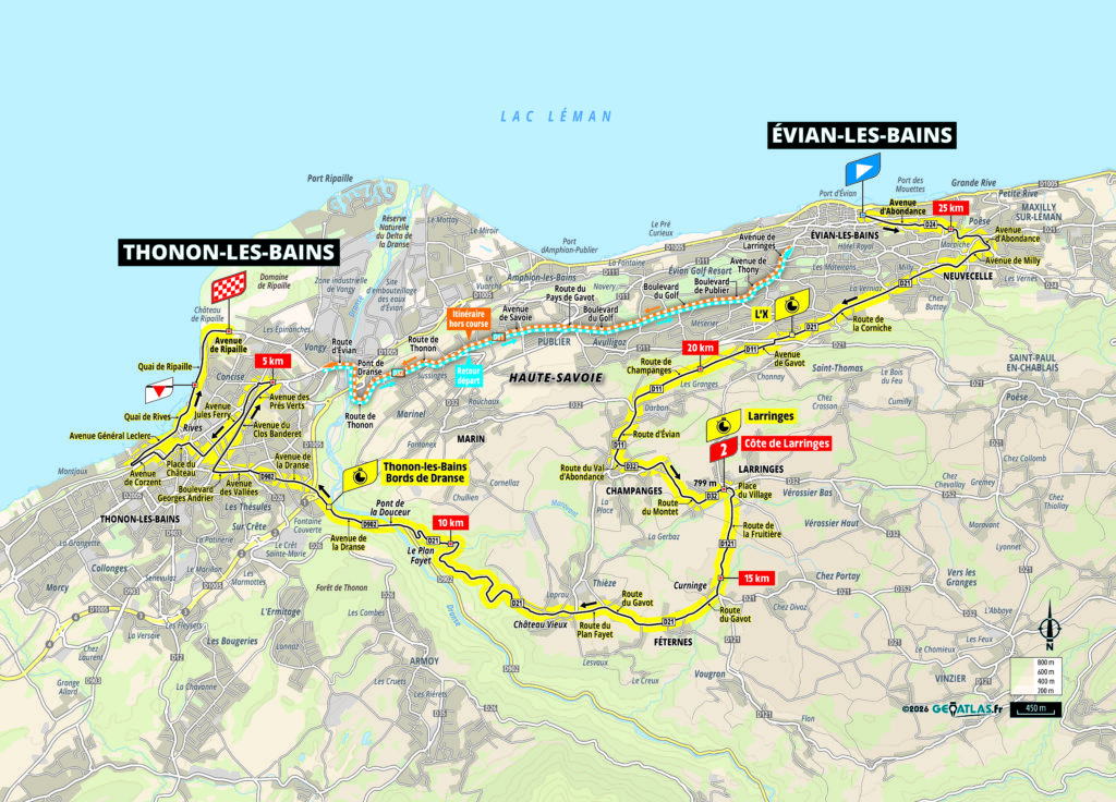 2026 Tour de France stage 16 map