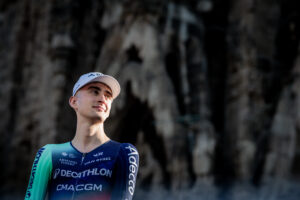 Paul Seixas at the 2026 Tour de France Presentation, Barcelona