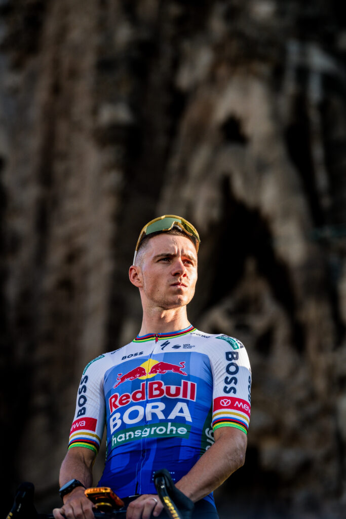 Remco Evenepoel at the 2026 Tour de France Presentation, Barcelona