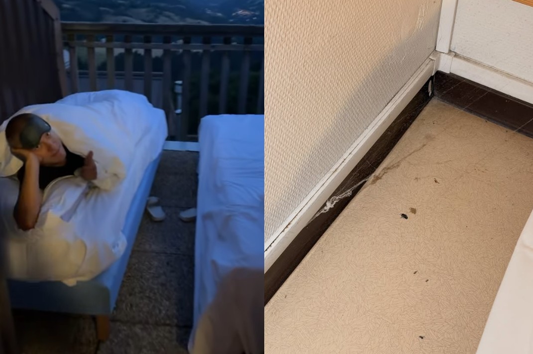 «Det er tøft å være syklist»: Tour de France-ryttere tvunget til å sove på balkong etter «skittent» hotellrom fullt av spindelvev og støv – etter at Tadej Pogačar måtte klare seg uten aircondition; brutal dag i Massif Central og mer fra liveblogget