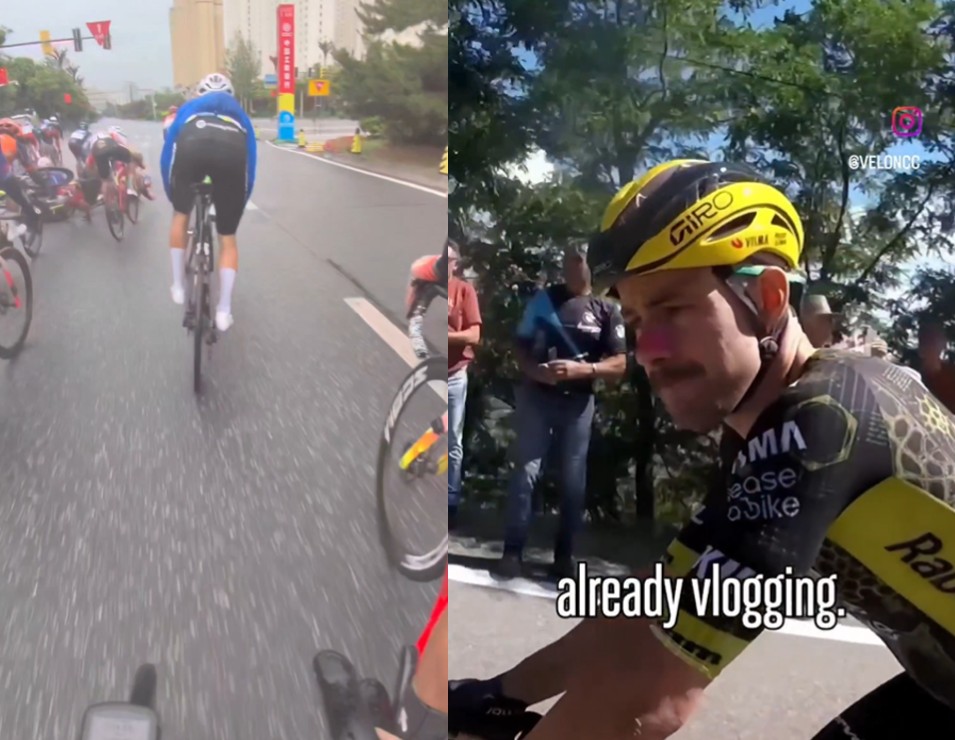 Willie Smit using Oakley AI glasses and Visma Tour vlog