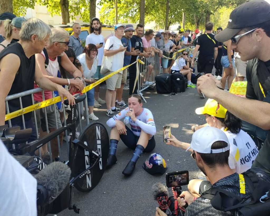 Zoe Bäckstedt post-TT TDFF 2026