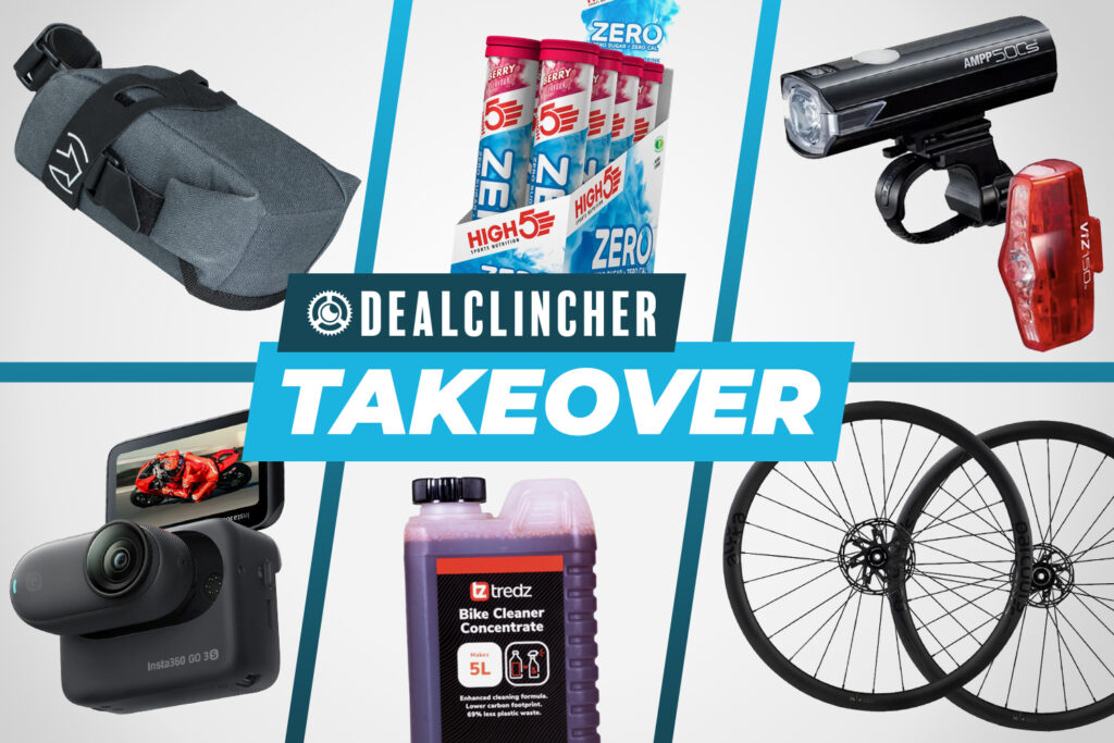 Parcours carbon gravel wheels down to just £509 at Sigma Sports, save £132 on the Insta360 GO 3S cycling bundle, half price High5 nutrition + more