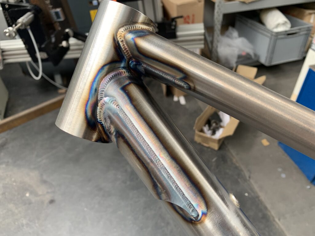 2026 Cotic Rocket using bear machined head tubes - credit Five Land Bikes