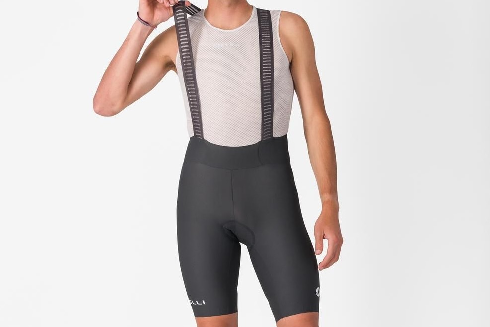 2027 Castelli Espresso 2 bibshorts Dark Gray